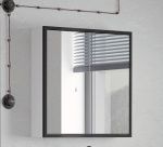 Зеркало-шкаф  Corozo Айрон 70 Черный, Белый